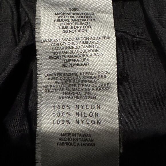 Vintage Adidas Pants Sz Small Black Nylon Track Windbreaker 3 Stripe 90s unisex - Picture 7 of 7